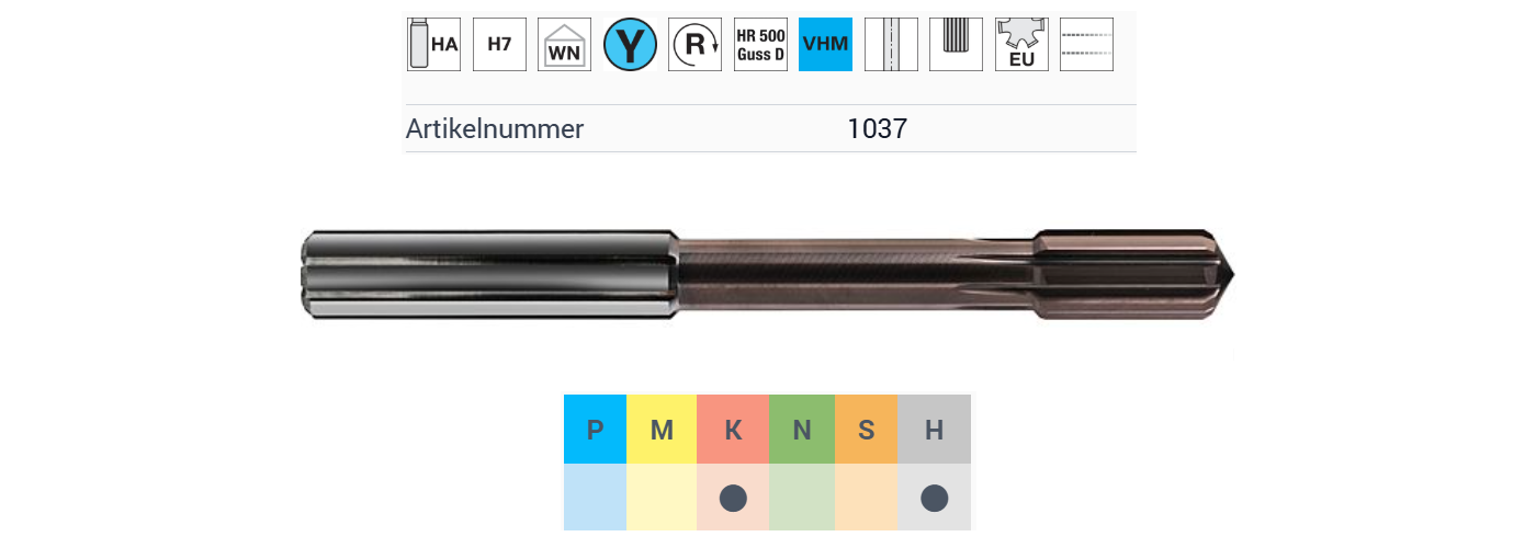 HPC-Reibahle HR500 | Artikel 1037