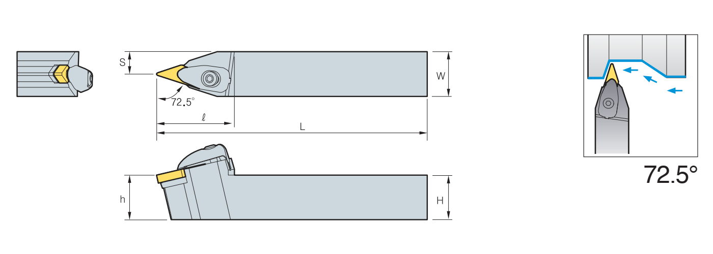 Zeichnung Klemmhalter DVVNN