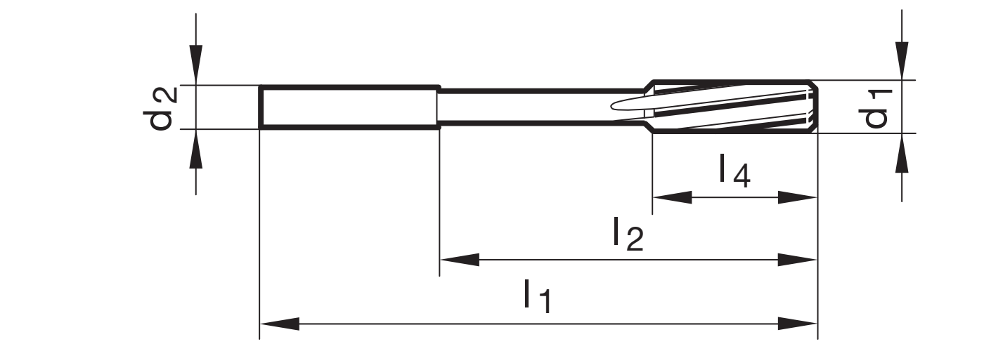 Zeichnung NC-Maschinen-Reibahle