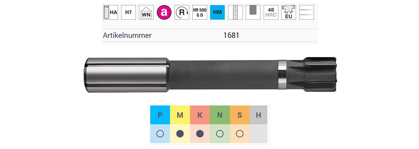 HPC-Reibahle HR500 | Artikel 1681