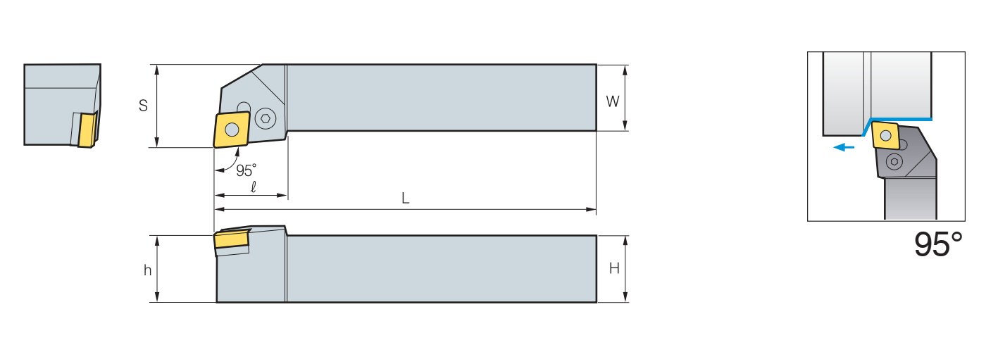 Zeichnung Klemmhalter PCLN R/L
