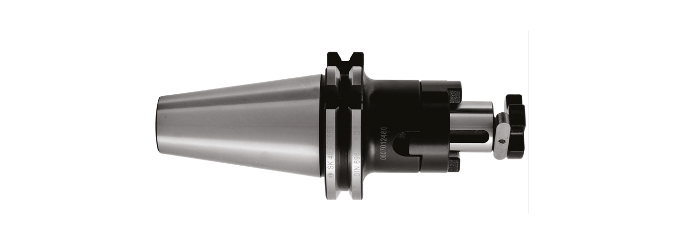 Kombi-Aufsteckfräserdorn mit Steilkegel