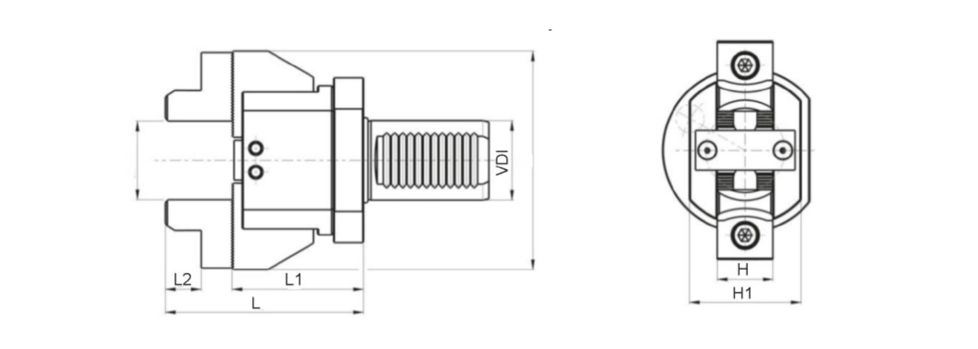 Stangengreifer Zeichnung