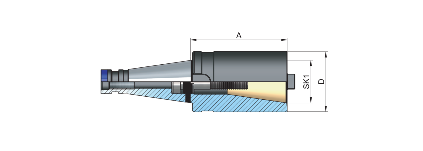 Zeichnung Adapter / Reduzierung DIN 2080