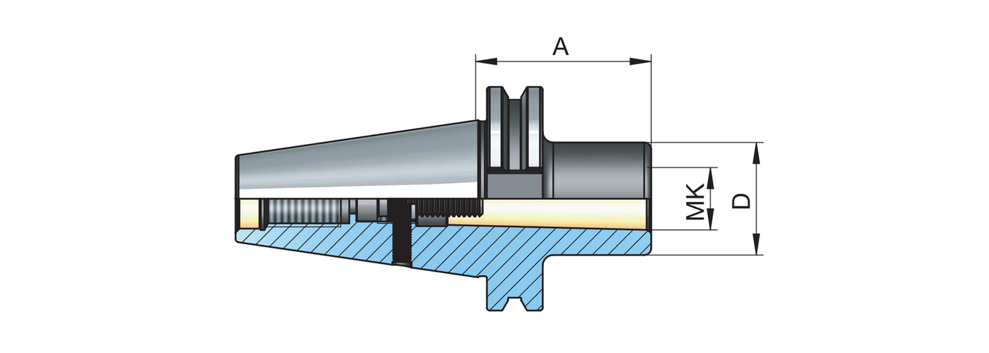 Zeichnung Zwischenhülsen mit Steilkegel