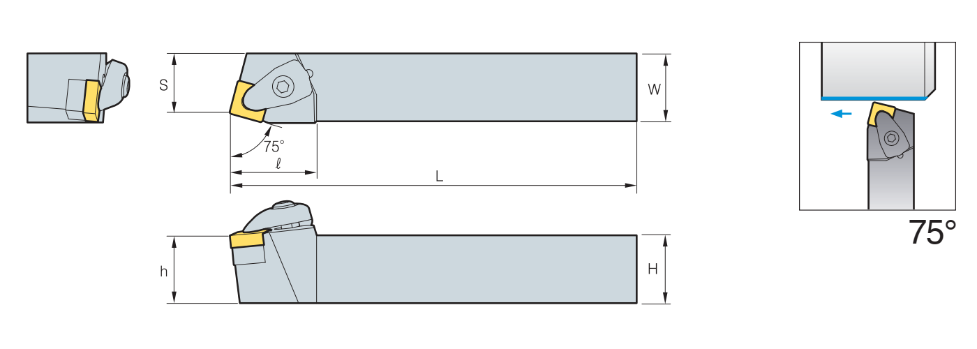 Zeichnung Klemmhalter DSBN R/L