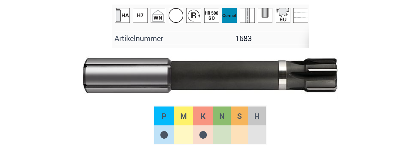 HPC-Reibahle HR500 | Artikel 1683