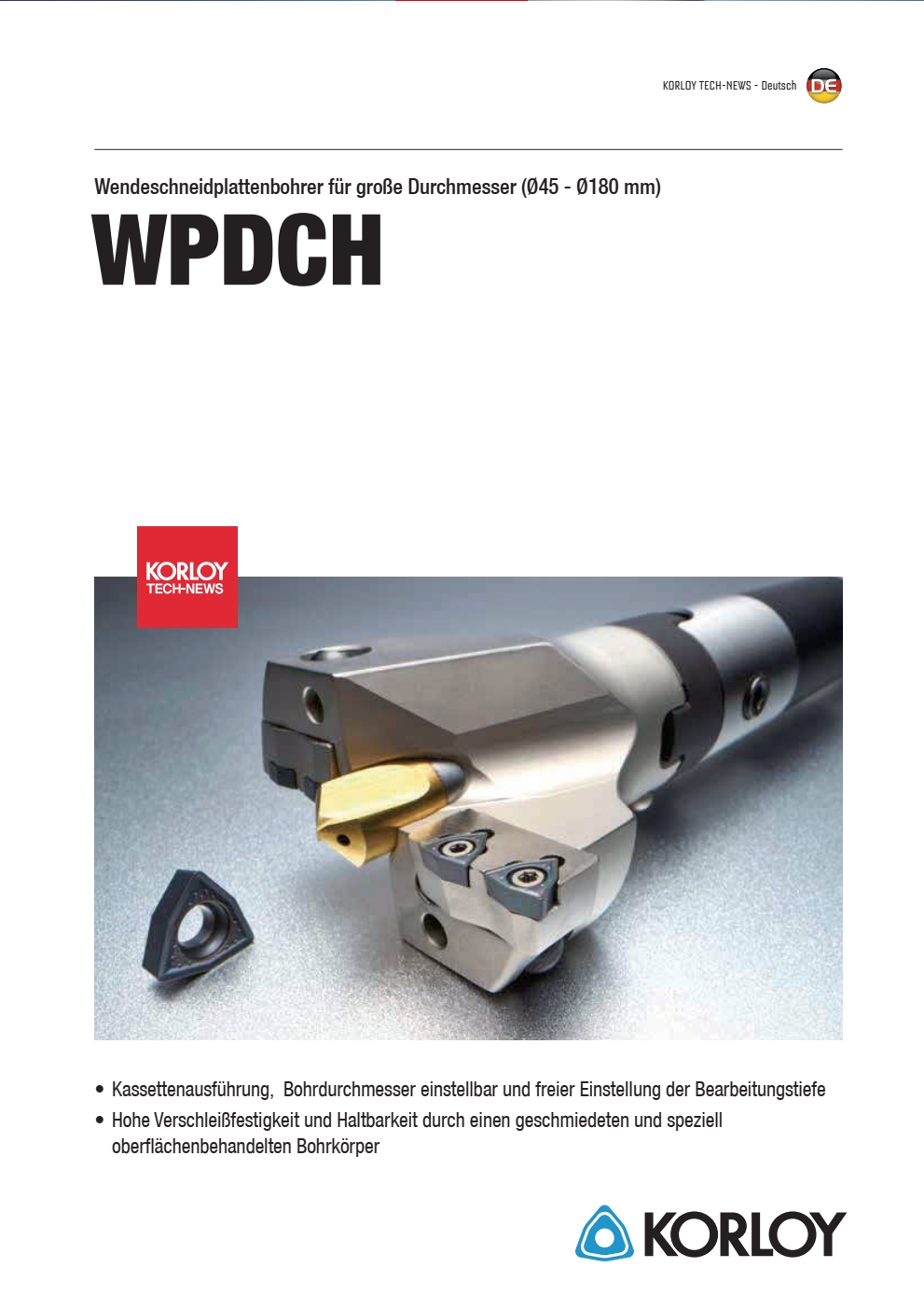 WPDCH Wendeplattenbohrer