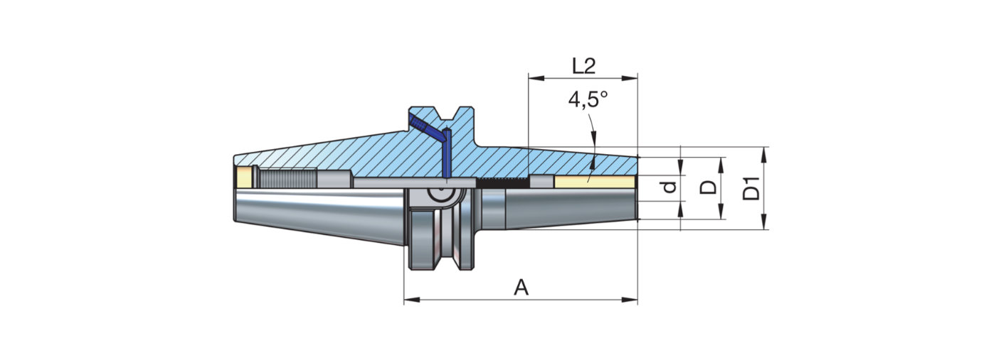 Zeichnung Schrumpffutter MAS403BT