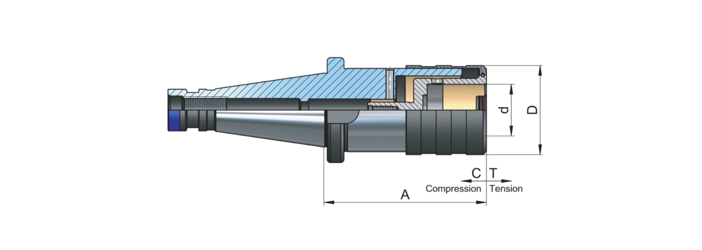 Zeichnung Gewindeschneidfutter DIN 2080