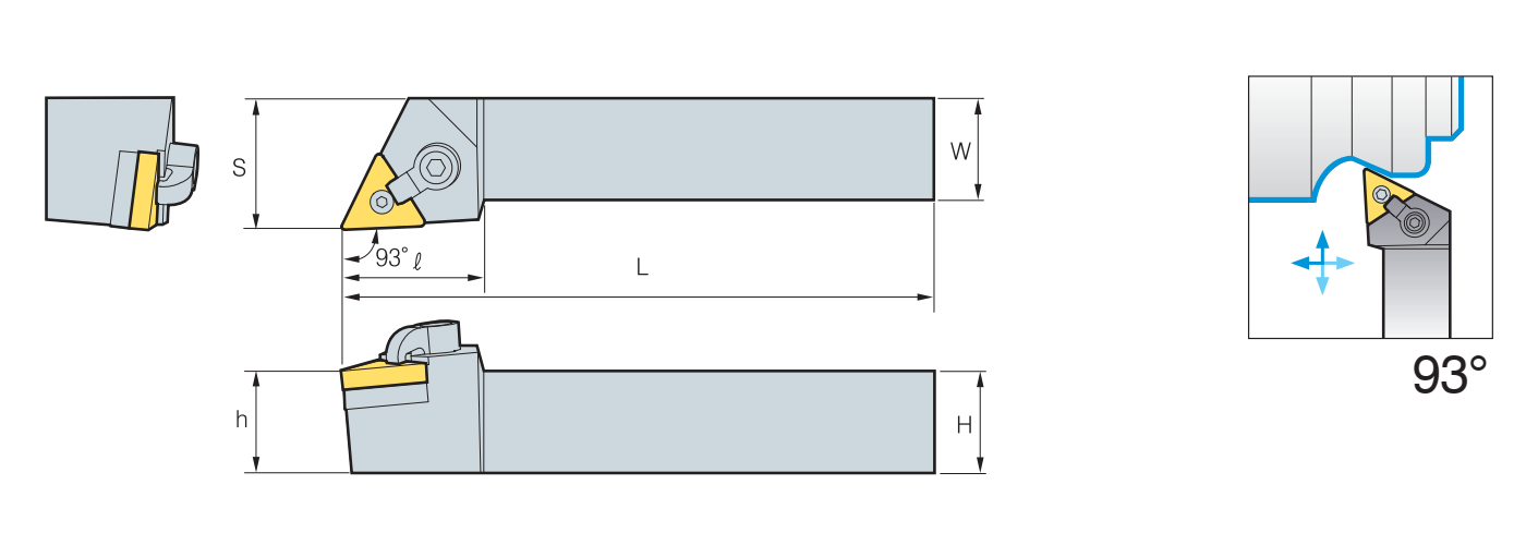 Zeichnung Klemmhalter MTJN R/L