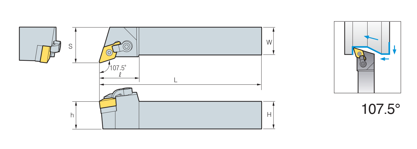 Zeichnung Klemmhalter MDQN R/L
