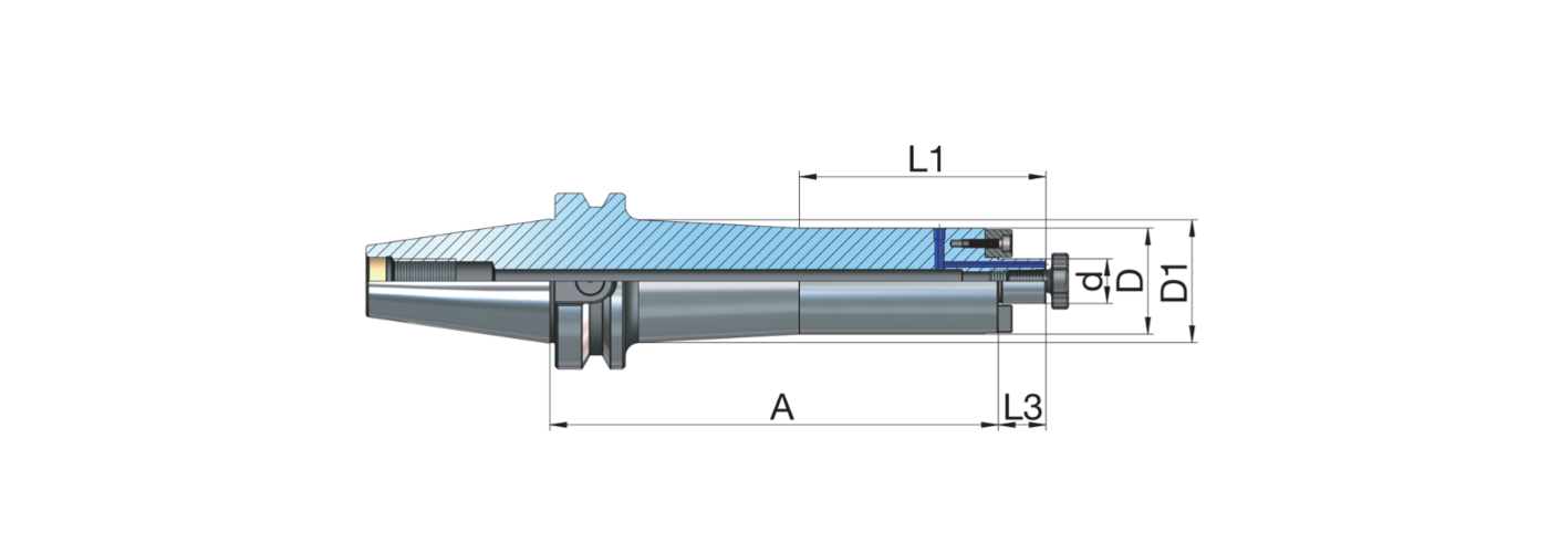 Zeichnung Quernutdorn MAS403BT