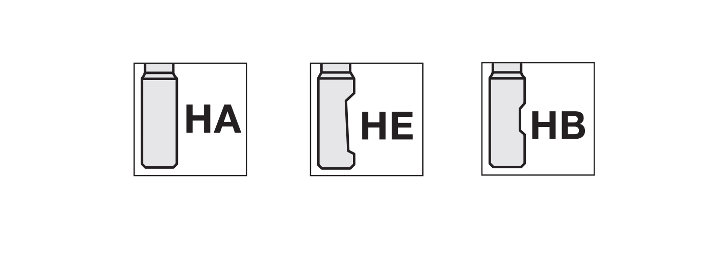 HA Schaft | HE Schaft | HB Schaft