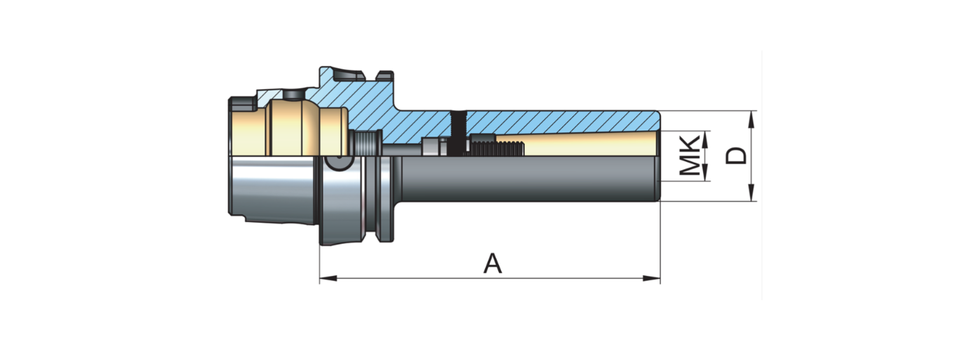 Zeichnung Zwischenhülsen HSK