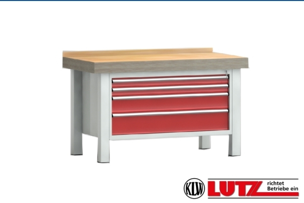 Schwerlast-Werkbank mit Schubladen