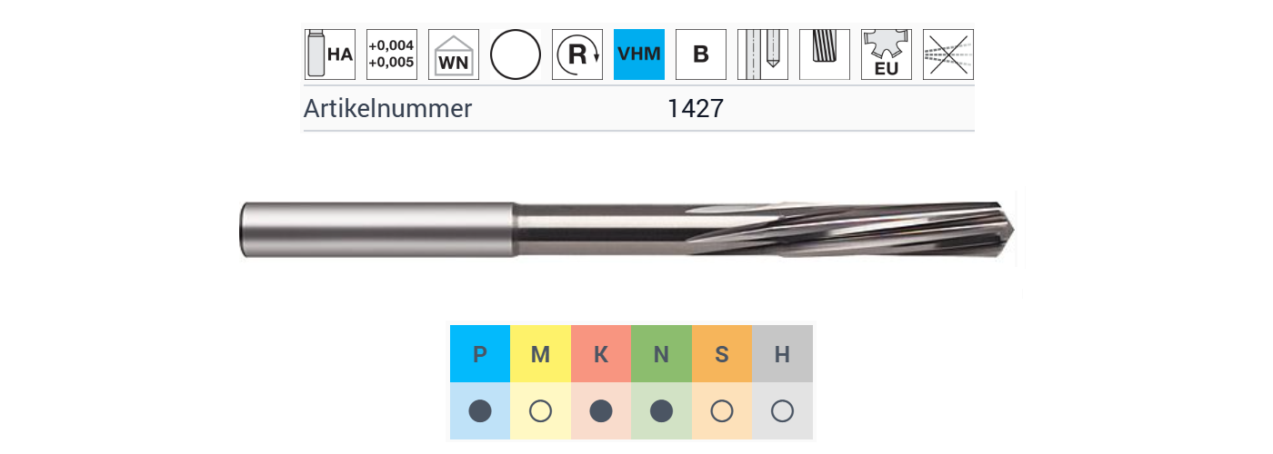 NC-Maschinenreibahle Gühring 1427