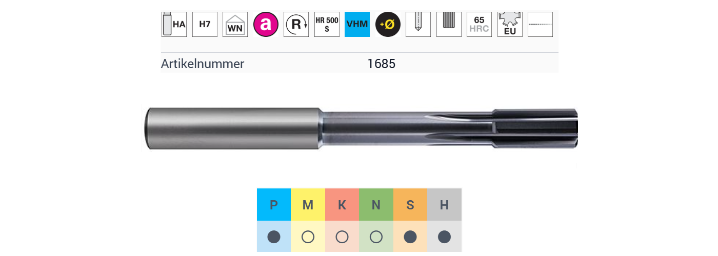 HPC-Reibahle HR500 | Artikel 1685