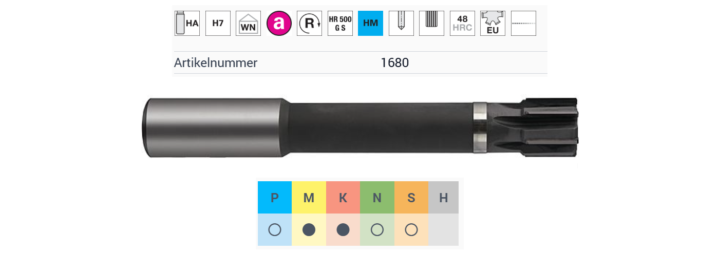 HPC-Reibahle HR500 | Artikel 1680